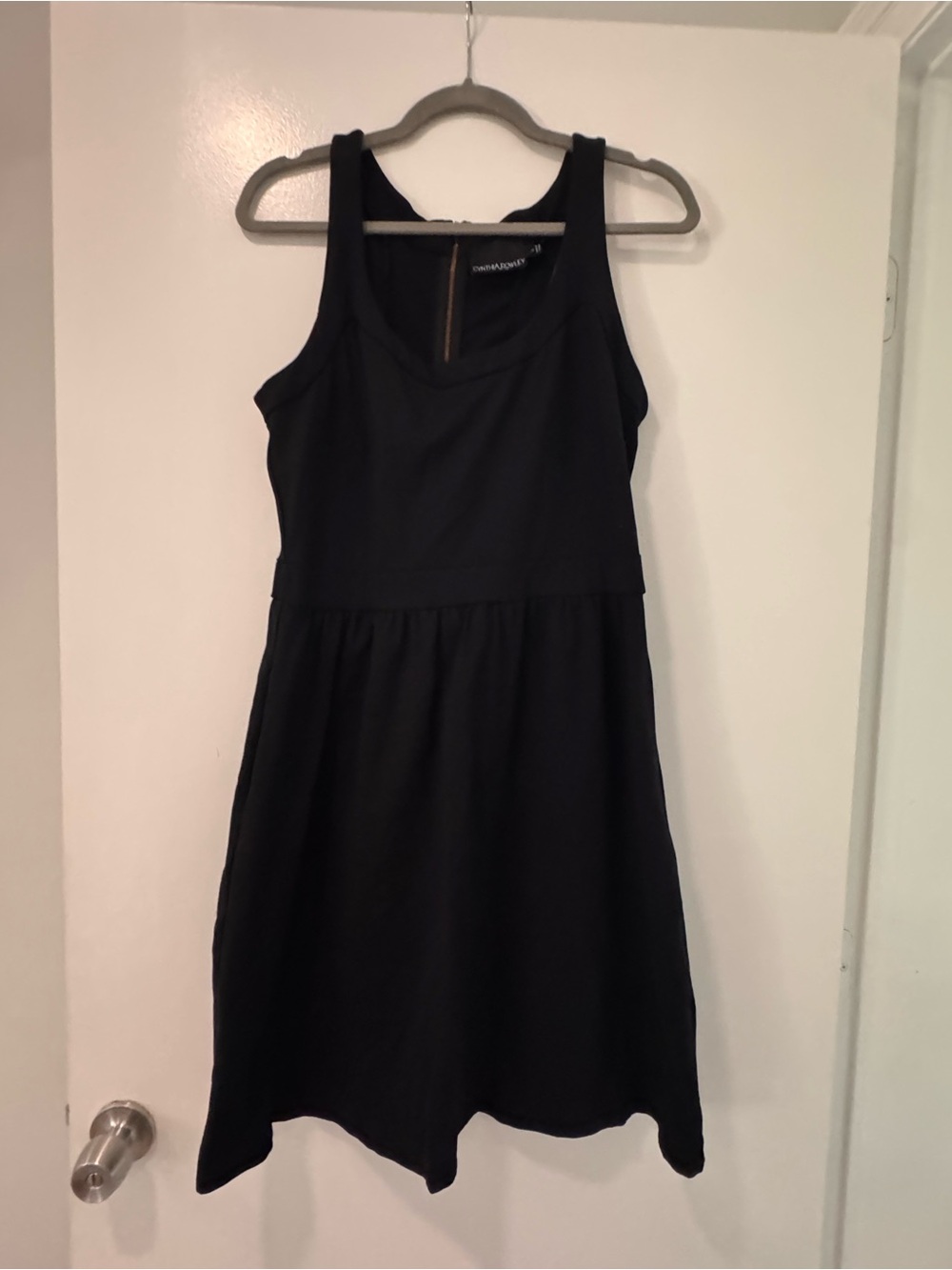 Cynthia Rowley Black Sleeveless Mini Dress - Size Large